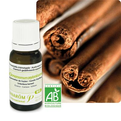 Huile essentielle Cannelle de Ceylan (écorce) BIO-Cinnamomum verum cortex BIO