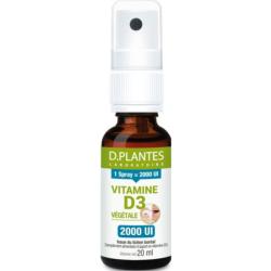 Vitamine D3 végétale 2000 UI spray